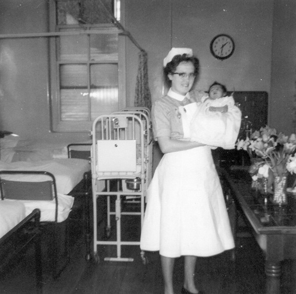 Photo:Jean's first delivery