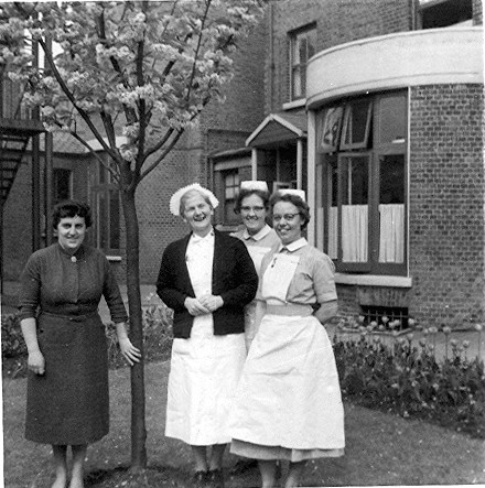 Photo:Sister Barret and other nurses