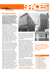First page of Spaces, issue 18 and 19