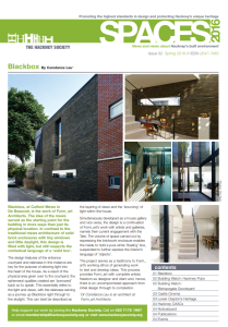 First page of Spaces, issue 52