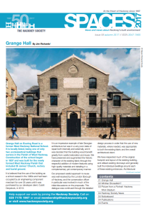 First page of Spaces, issue 58