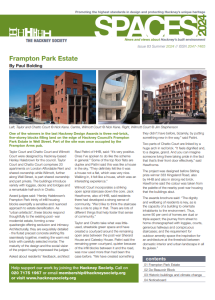 First page of Spaces, issue 83