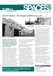 First page of Spaces, issue 85
