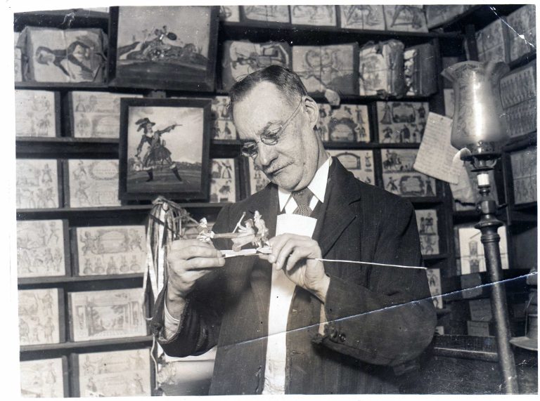 Toy master Benjamin Pollock, courtesy of Pollock's descendents